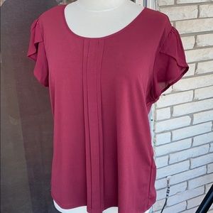 Burgundy Blouse